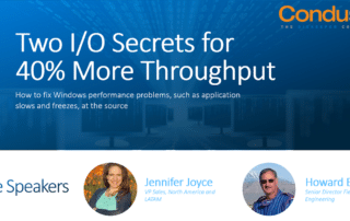 Two IO Secrets for 40percent More Windows Throughput
