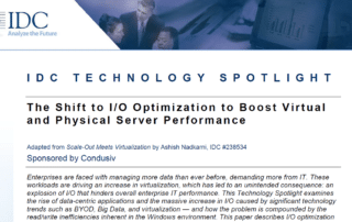 White Paper IDC Shift to IO Optimization to Boost Server Performance