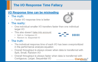 IO Response Time Fallacy