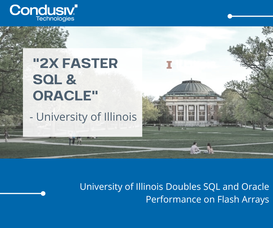 University of Illinois 2X faster SQL & Oracle with DymaxIO