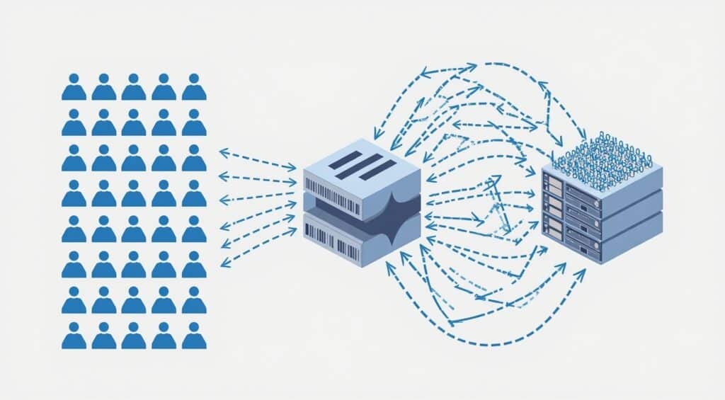 VDI performance degrades under load due to I/O contention inside Windows even when storage appears healthy